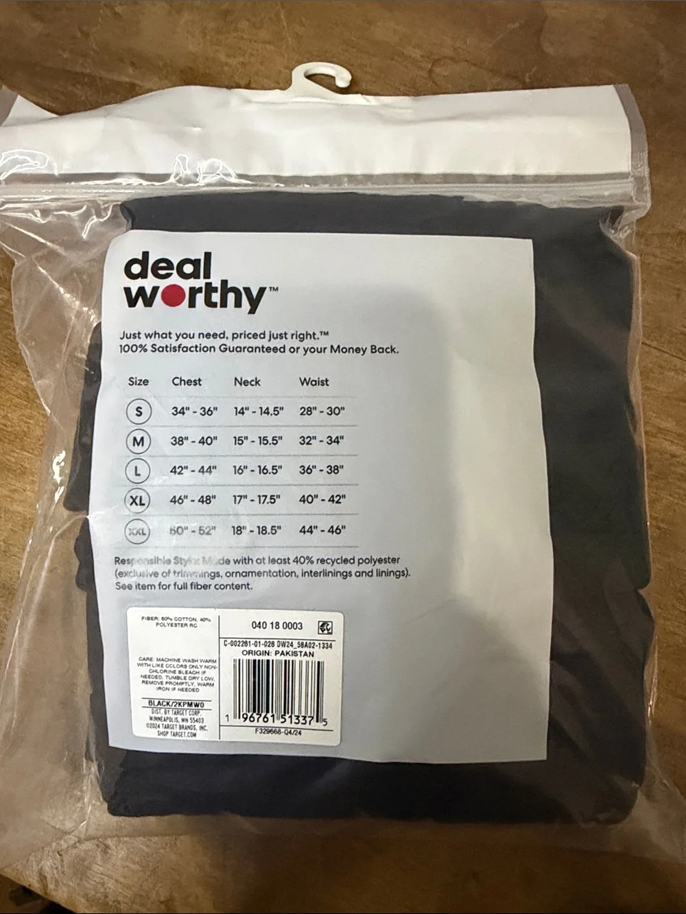 Men's Black 3-Pack Boxer Briefs size large